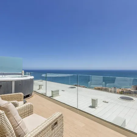 Apartment Vivi Homes - Nova Pool, Jacuzzi, Terrace & Sea View Fuengirola